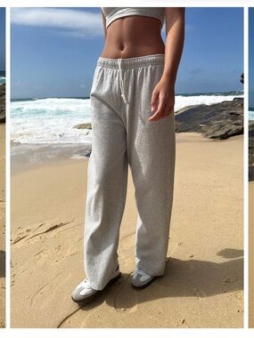 ❌SOLD❌ Brandy Melville Light Gray Cozy Sweatpants